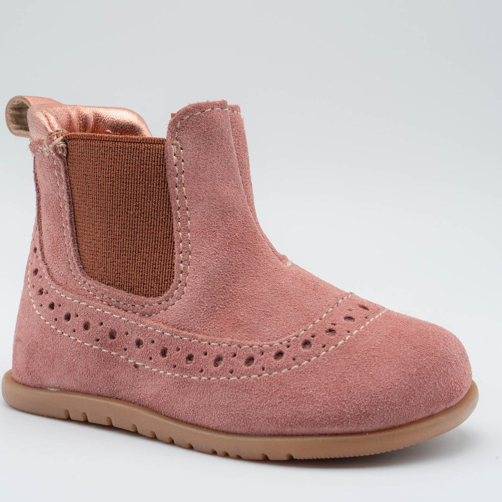 Babybotte barefoot Archic de ante rosa antiguo