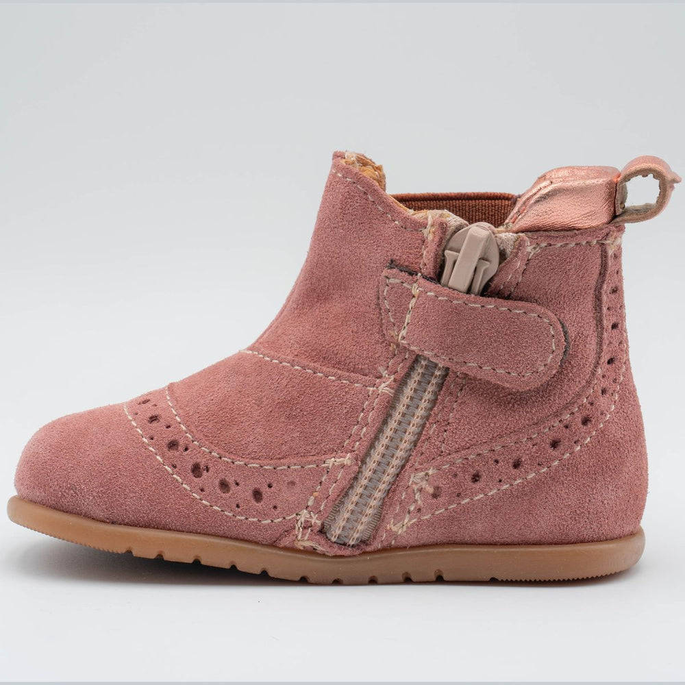 Babybotte barefoot Archic de ante rosa antiguo