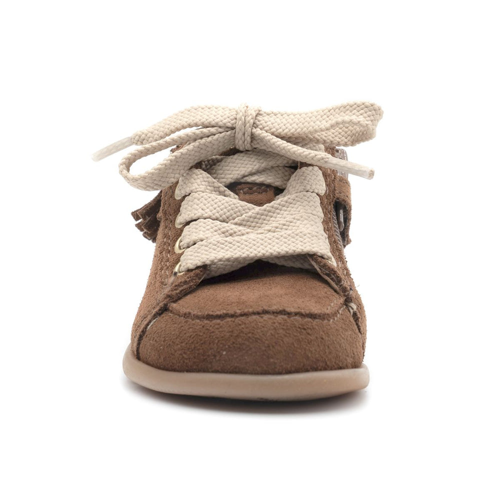 Babybotte barefoot Anoki Zip terciopelo cuero