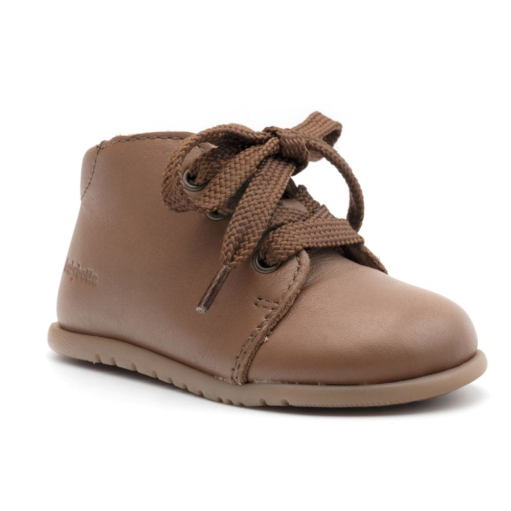 Babybotte barefoot Fredy Zip Texano Cuero
