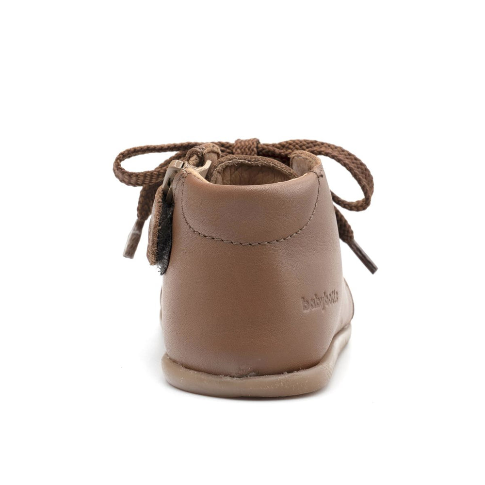 Babybotte barefoot Fredy Zip Texano Cuero