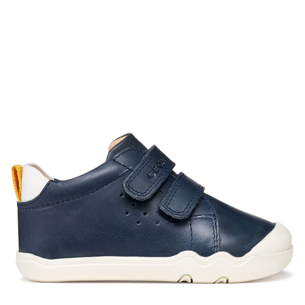 Geox Barefoot Steppieup Azul marino y blanco