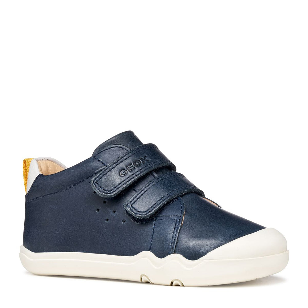 Geox Barefoot Steppieup Azul marino y blanco