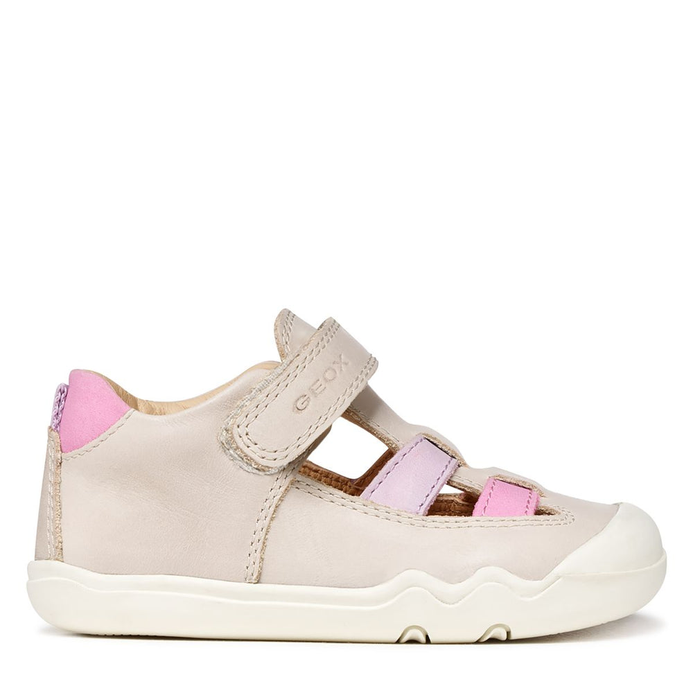 Sandalias Geox Barefoot Steppieup Marfil Rosa