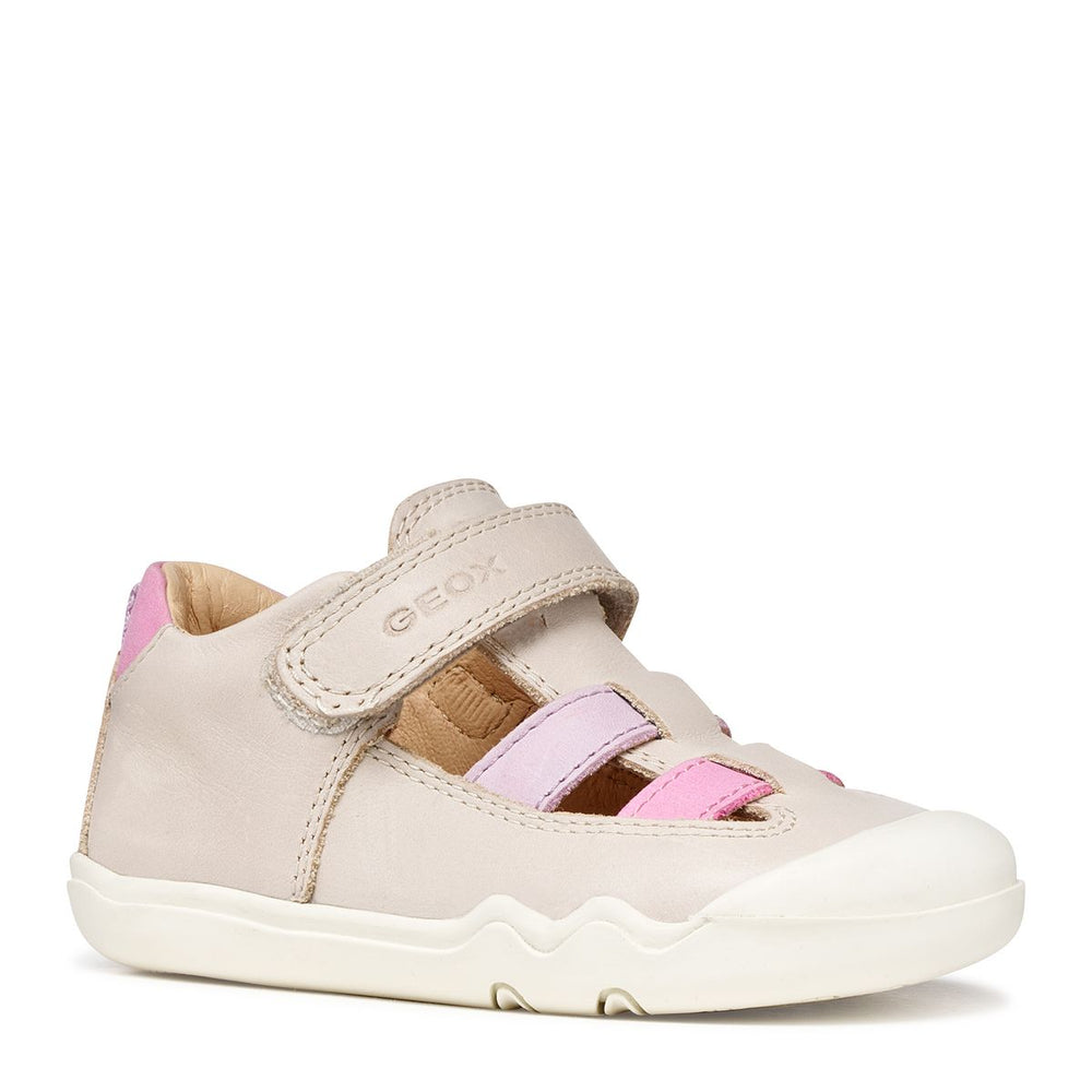 Sandalias Geox Barefoot Steppieup Marfil Rosa
