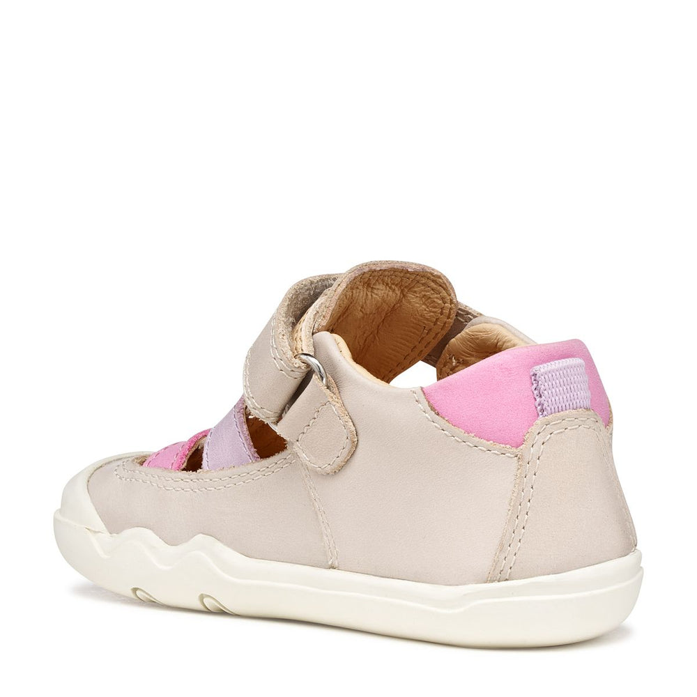 Sandalias Geox Barefoot Steppieup Marfil Rosa