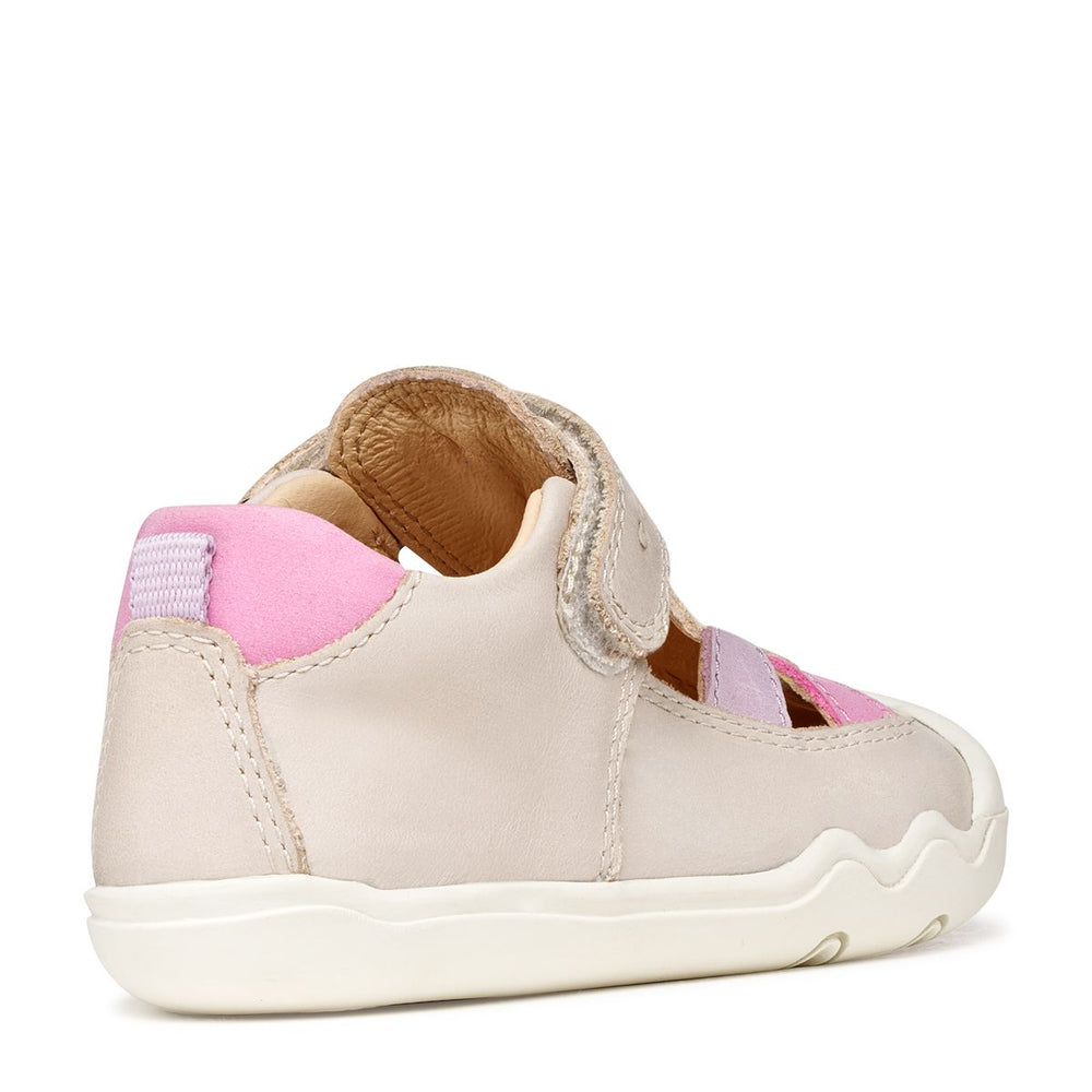 Sandalias Geox Barefoot Steppieup Marfil Rosa