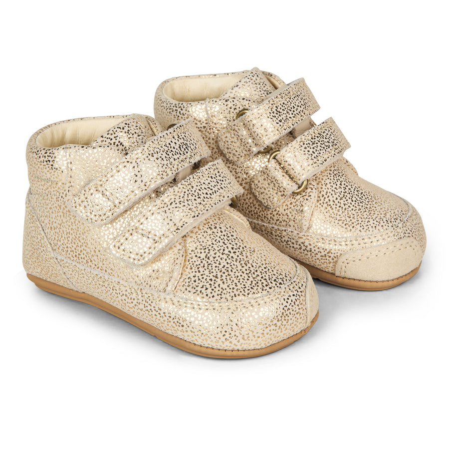 Bundgaard Barefoot Prewalker Strap Ivory Gold
