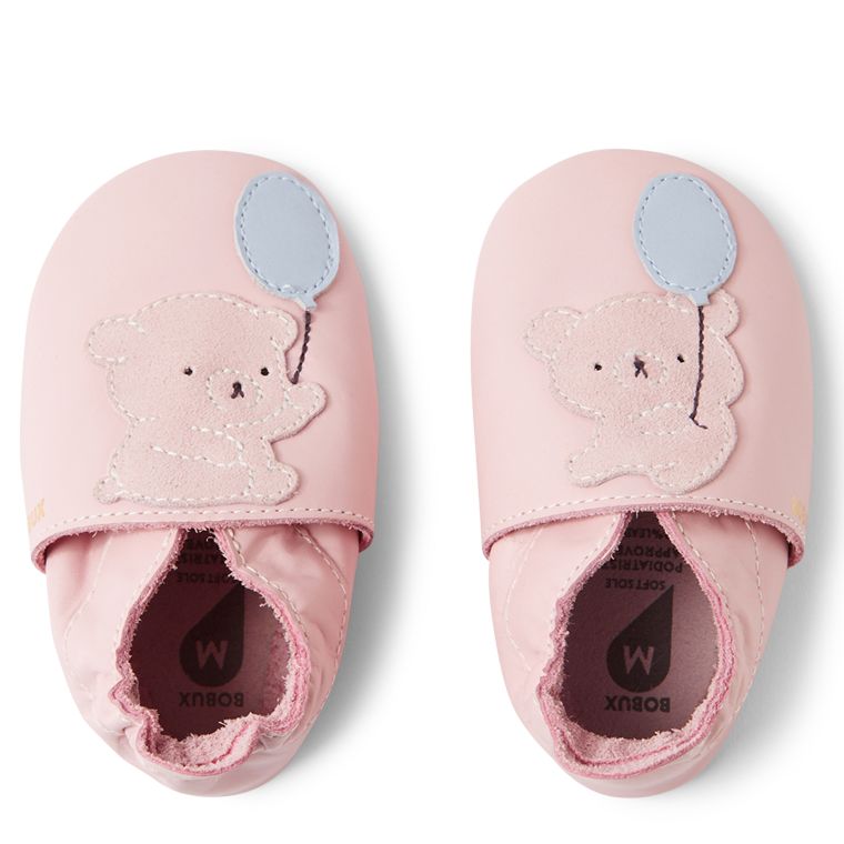 Bobux Pantuflas Teddy Ballet Pink