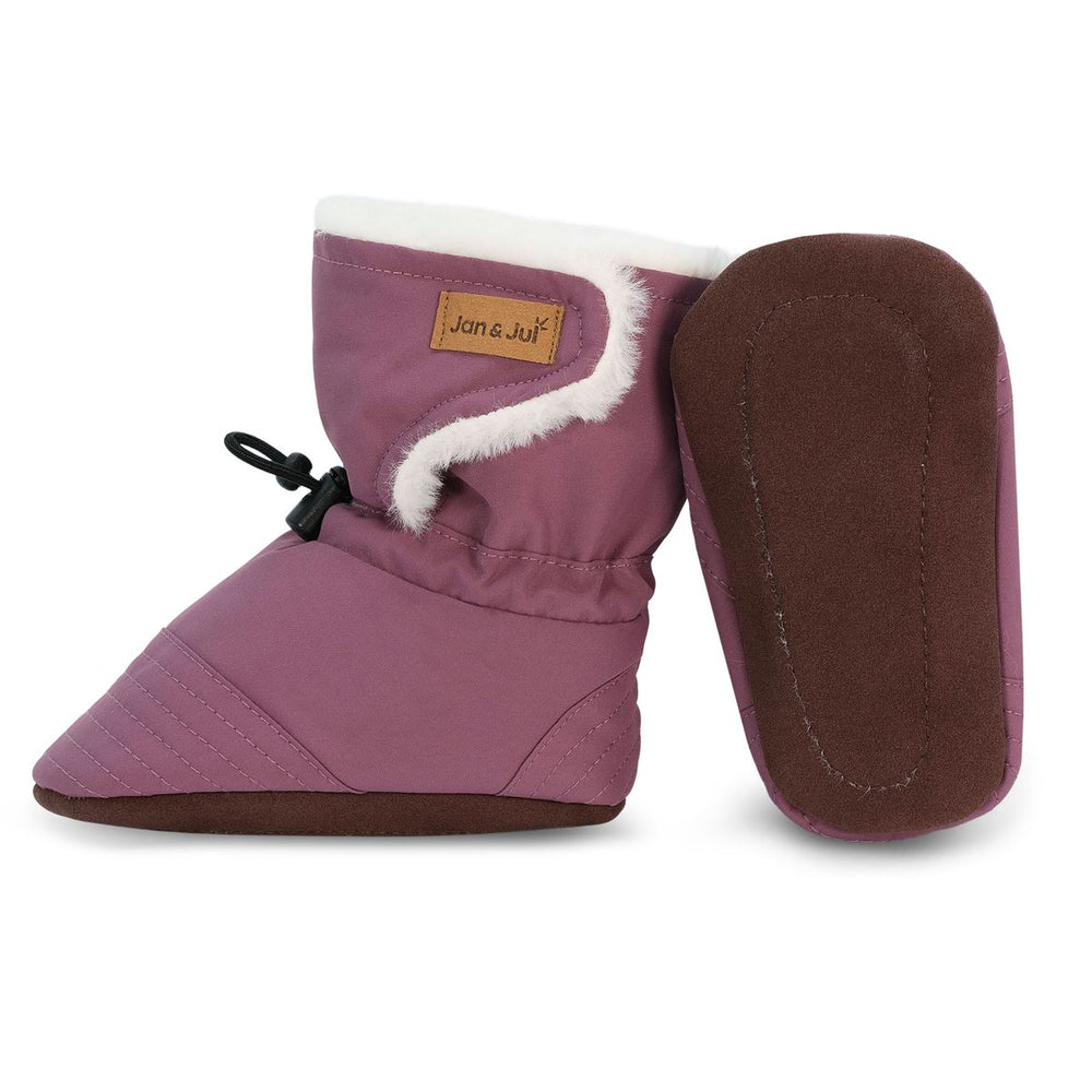 Jan And Jul Stay-put Winter Booties Dark Plum