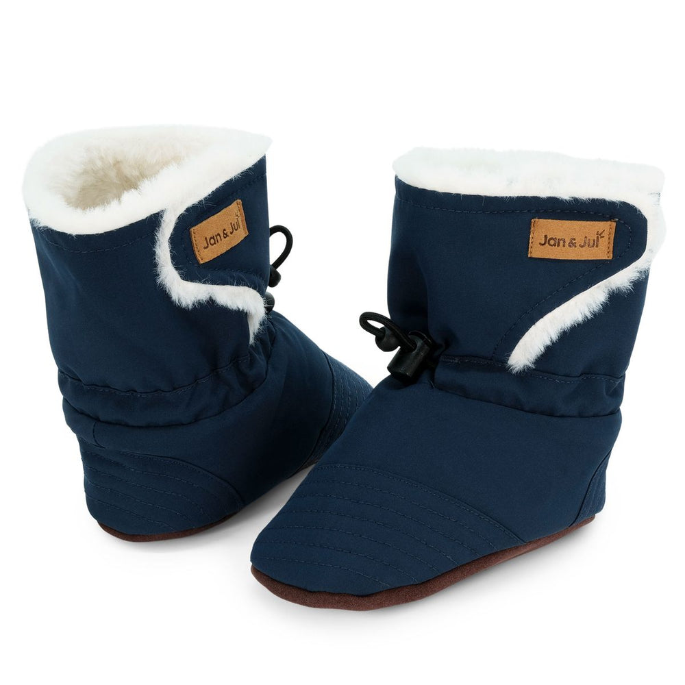Jan And Jul Stay-put Winter Booties Dark Navy