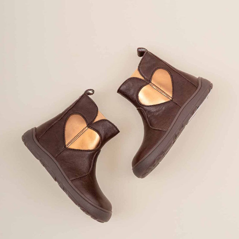 Bisgaard Barefoot Runa marrón oscuro