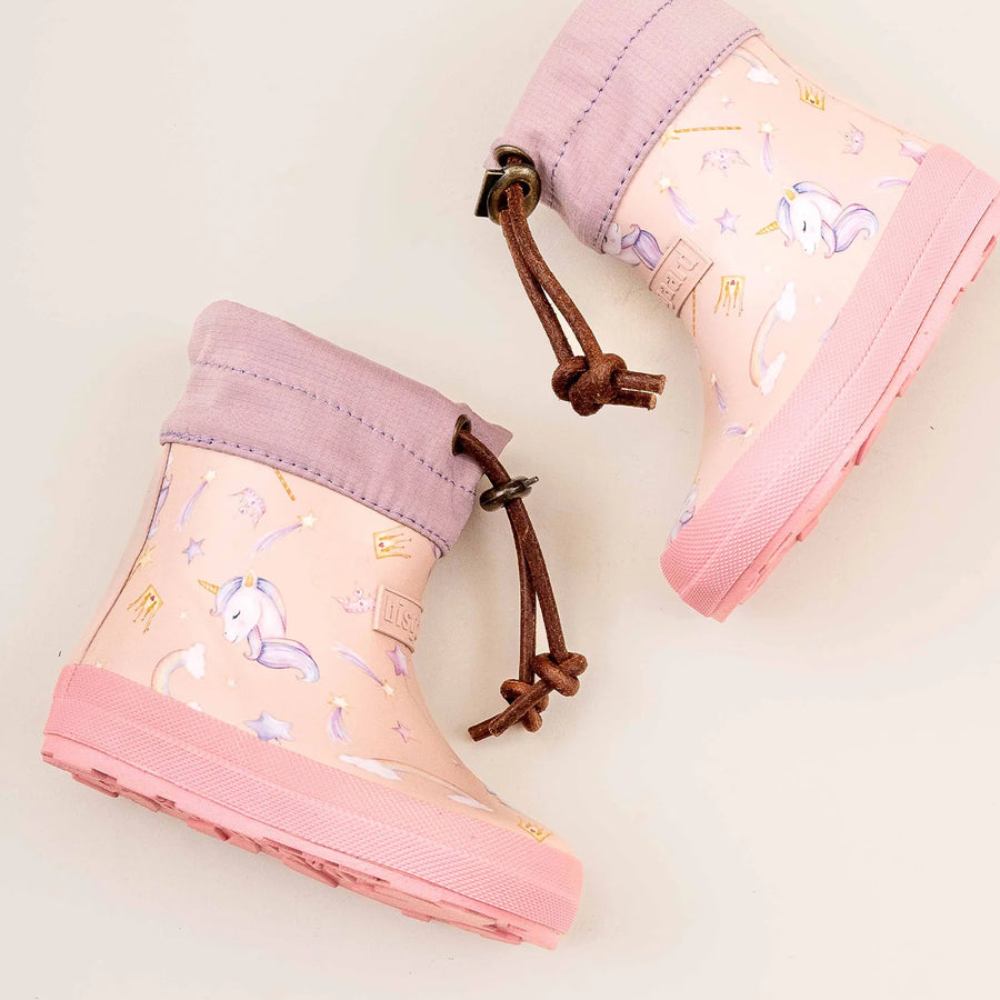 Bisgaard Barefoot botas térmicas de goma Unicornio