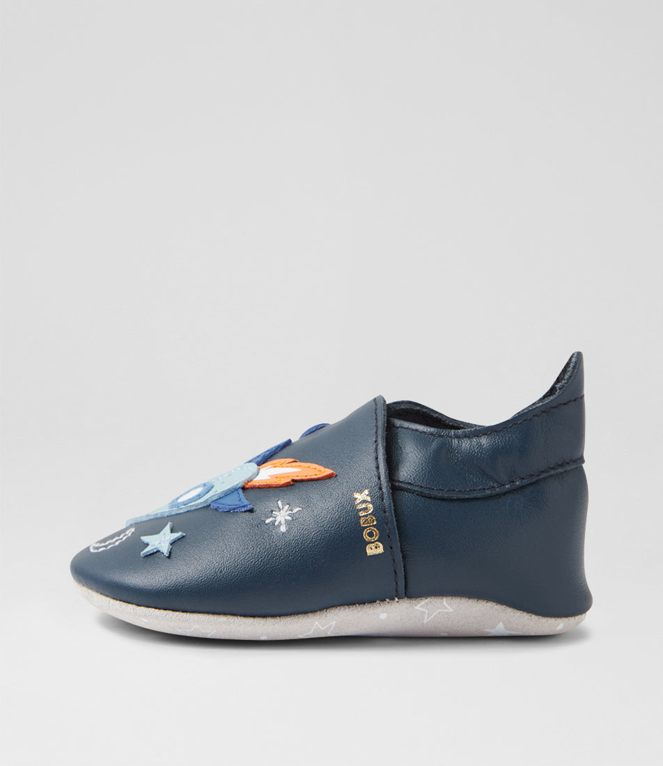 Bobux Pantuflas Cosmic Rocket Navy
