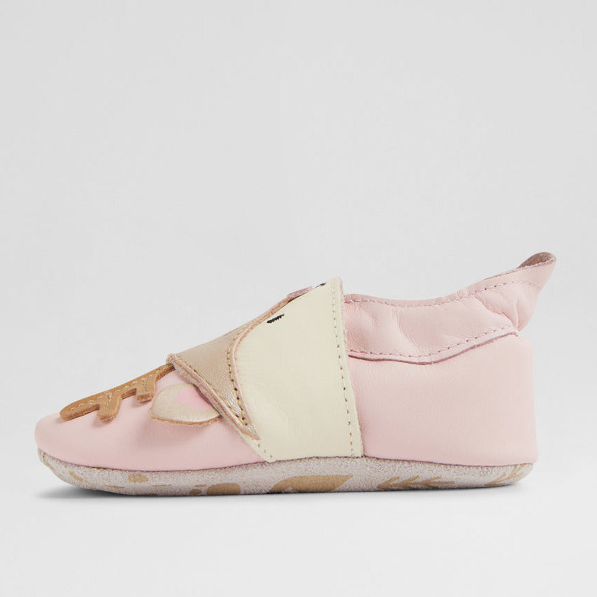 Zapatillas de estar por casa Bobux Fawna rosa agua