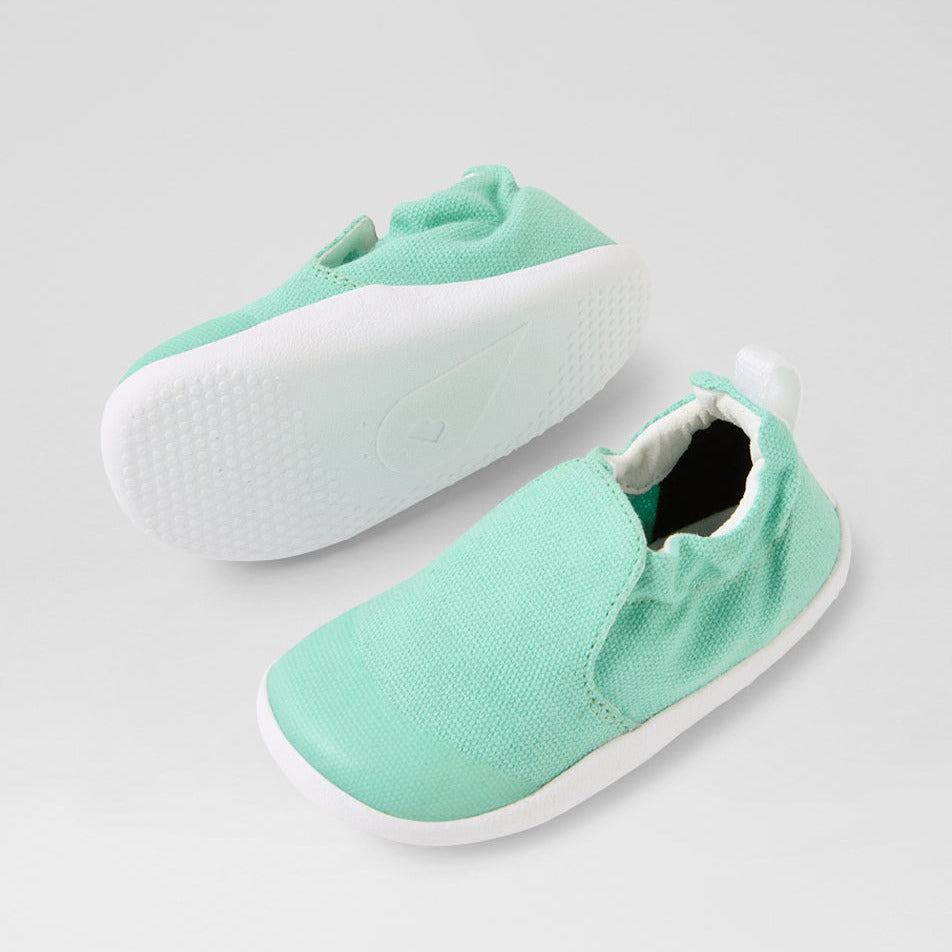 Bobux Xplorer Scamp de algodón orgánico en verde menta