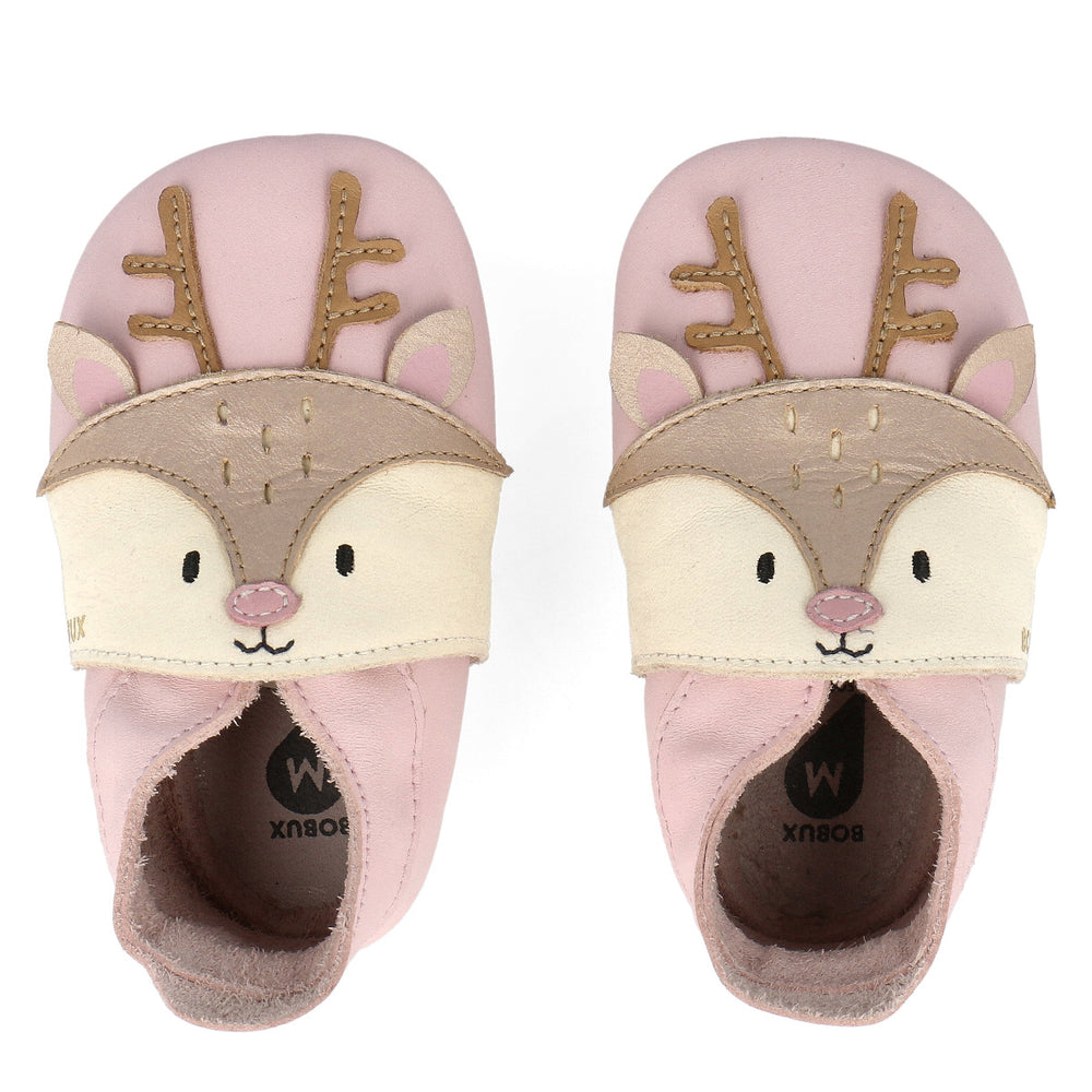 Zapatillas de estar por casa Bobux Fawna rosa agua