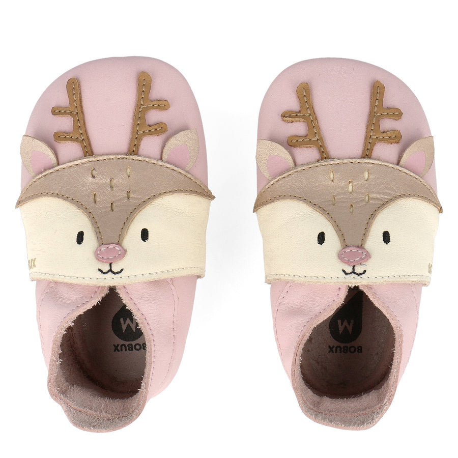 Bobux Chaussons Fawna Rosewater