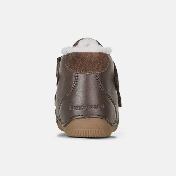 Bundgaard Barefoot Petit Strap forrado marrón oscuro