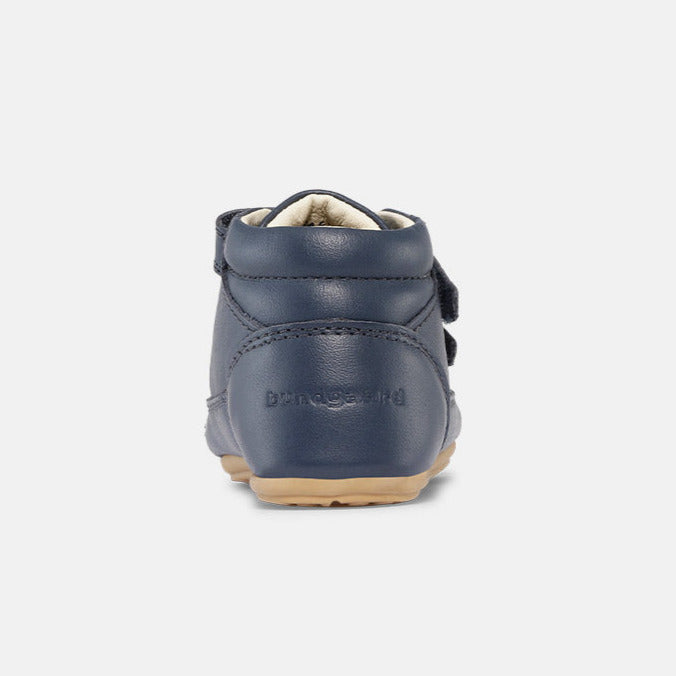 Bundgaard Barefoot Prewalker con velcro azul marino