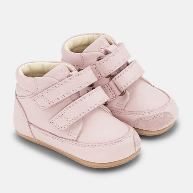 Bundgaard Barefoot Prewalker con tira rosa antiguo