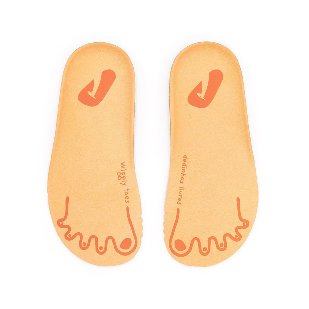 Tip Toey Joey Kidos Sneakers Volt Roar Hay Tangerine