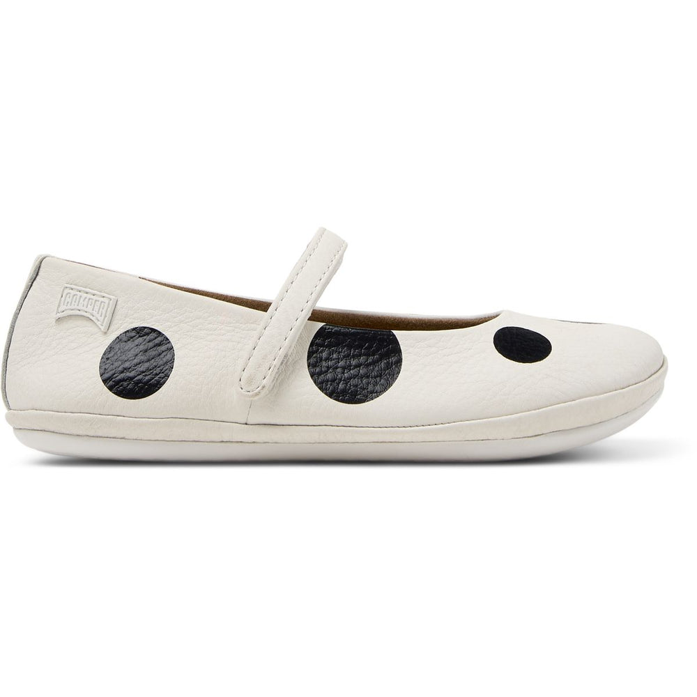 Camper Bailarinas Twins Blanc Lunares