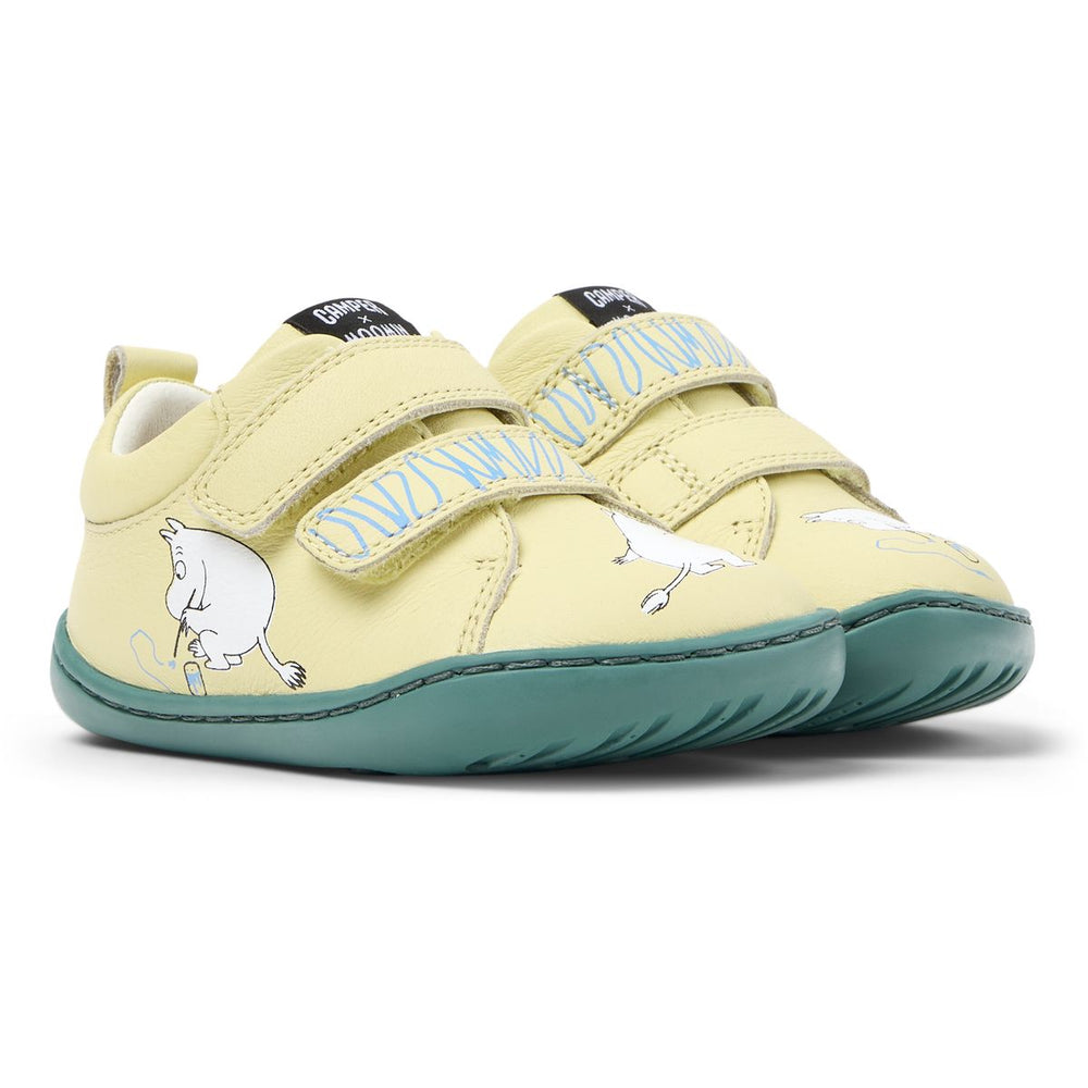 Camper FW Peu Velcros Twins Jaune