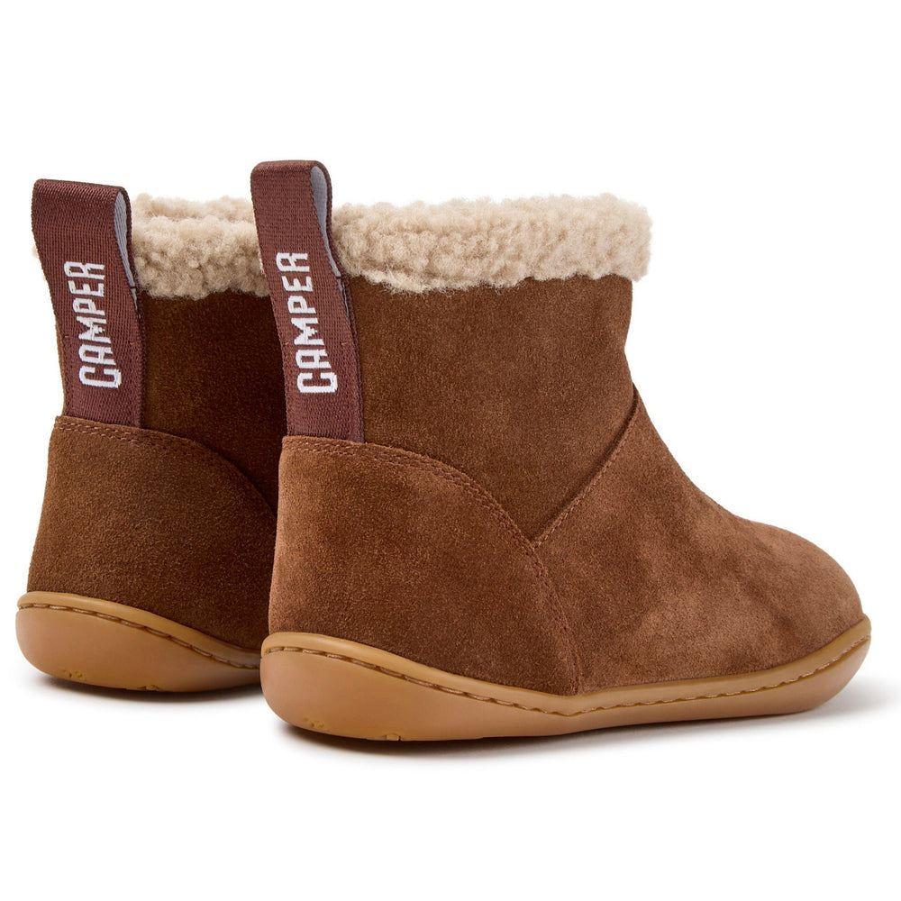 Camper Kids Peu Bottines Fourrées Pecan