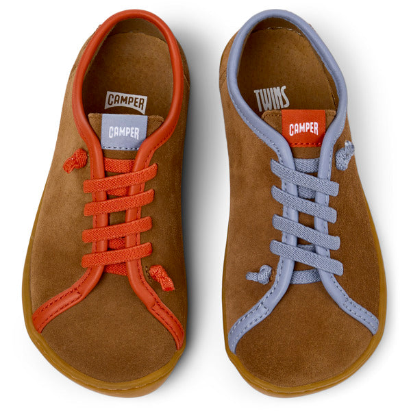Camper Kids Peu Cami Rug Twins Marron Orange Bleu