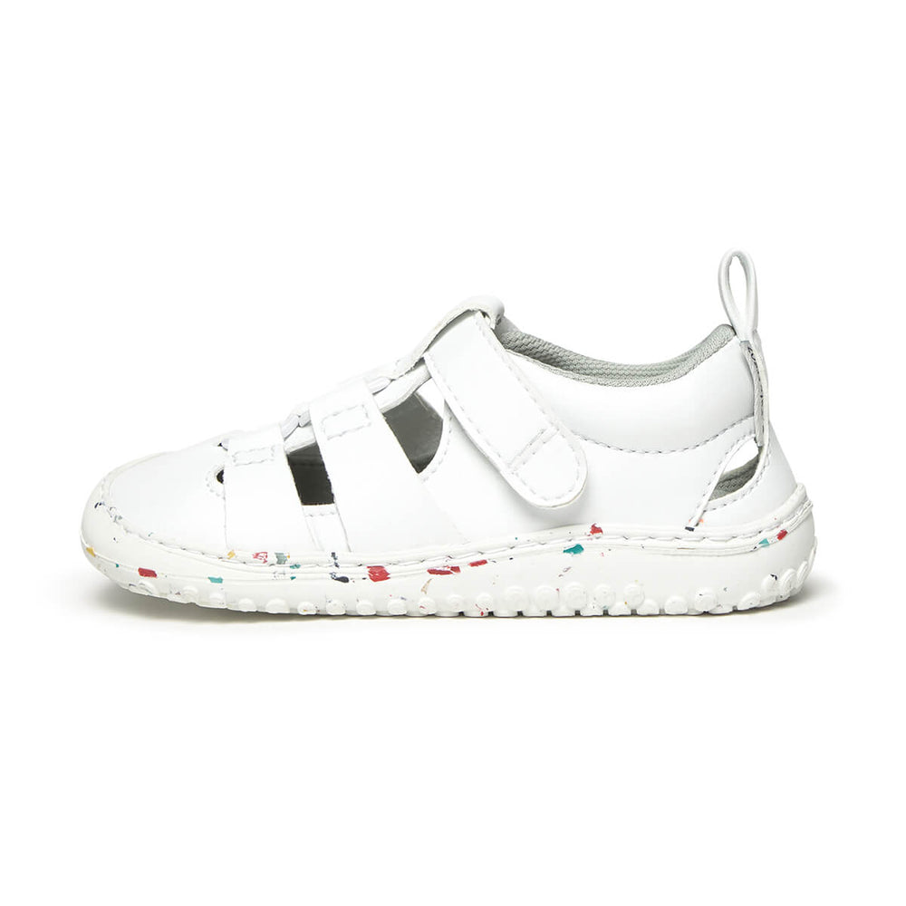 Zapato Feroz Rockers Canet blanco de microfibra
