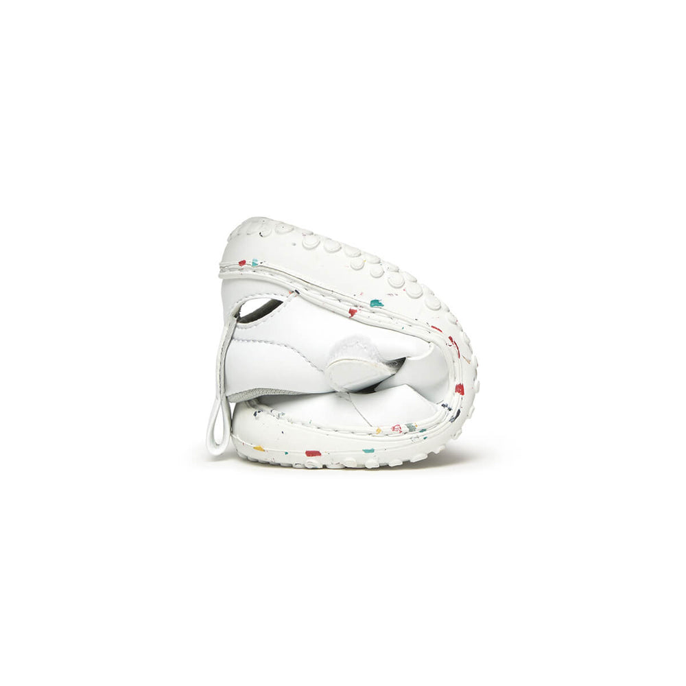 Zapato Feroz Rockers Canet blanco de microfibra