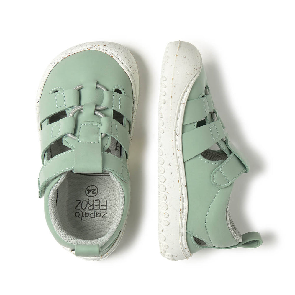 Zapato Feroz Rockers Canet menta de microfibra