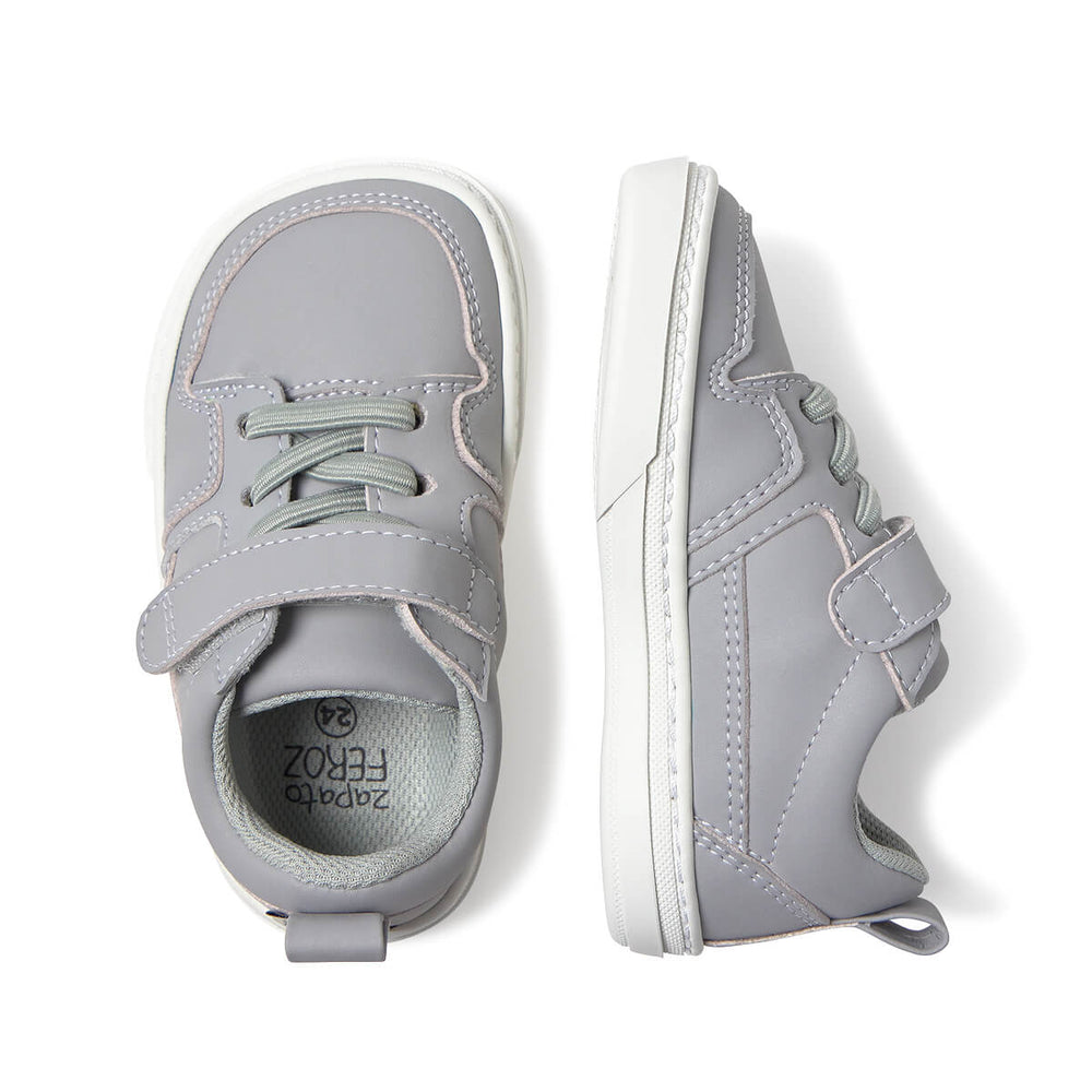 Zapato Feroz Rockers Cheste Gris Claro