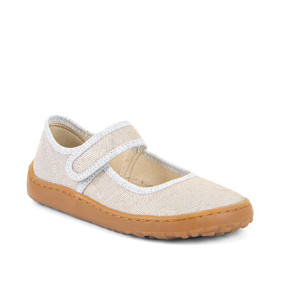 Froddo Barefoot Canvas Ballety Gold Shine