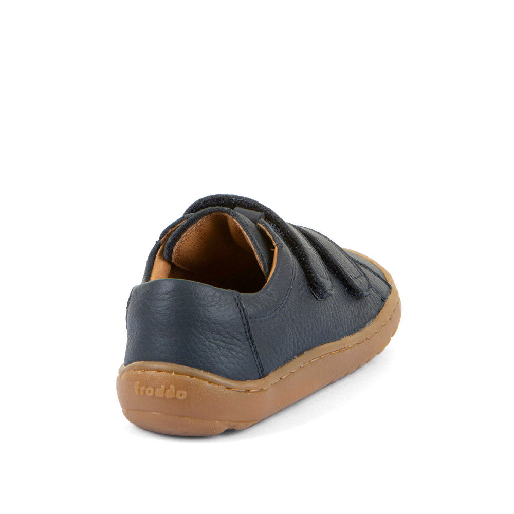 Froddo Barefoot de piel con velcros III azul oscuro