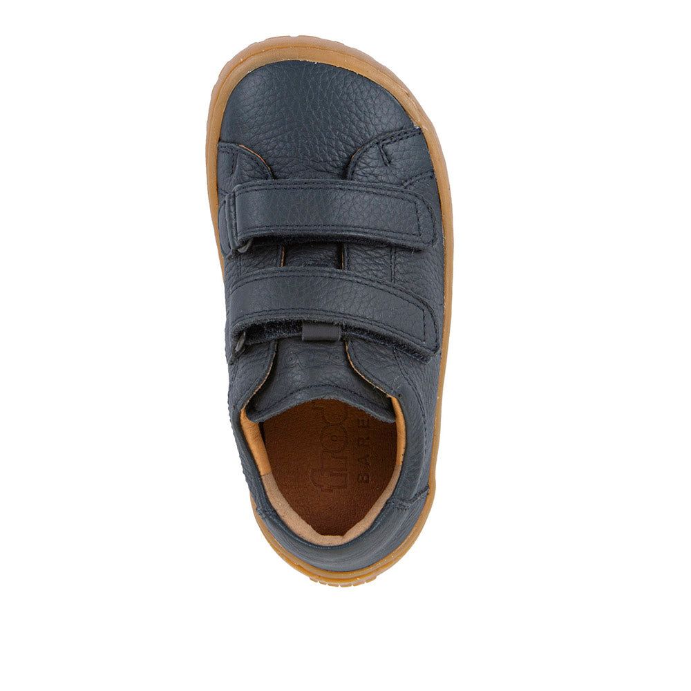 Froddo Barefoot de piel con velcros III azul oscuro