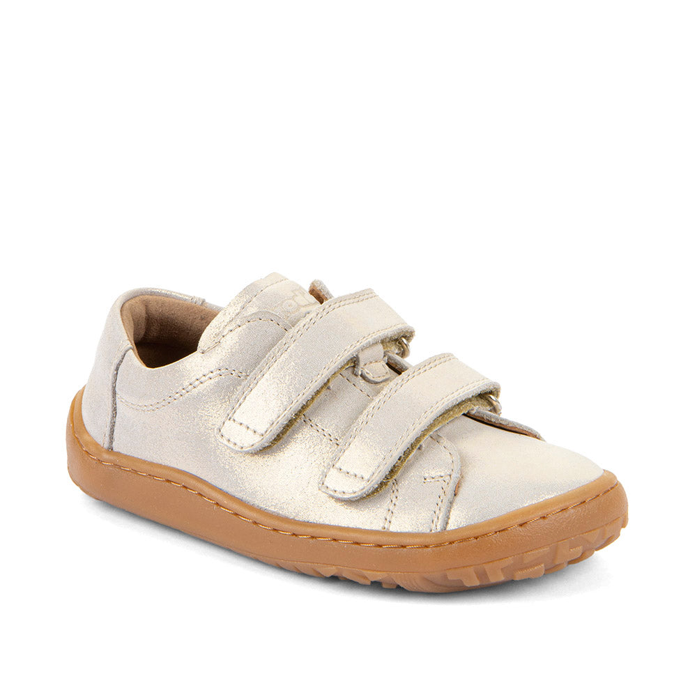Froddo barefoot de piel con velcros III Gold Shine