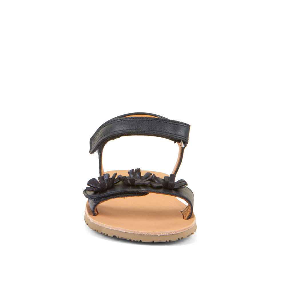 Sandalias Froddo Barefoot Flexy de flores azul oscuro