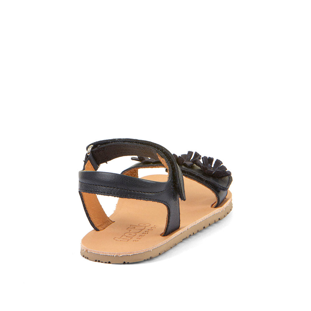 Sandalias Froddo Barefoot Flexy de flores azul oscuro
