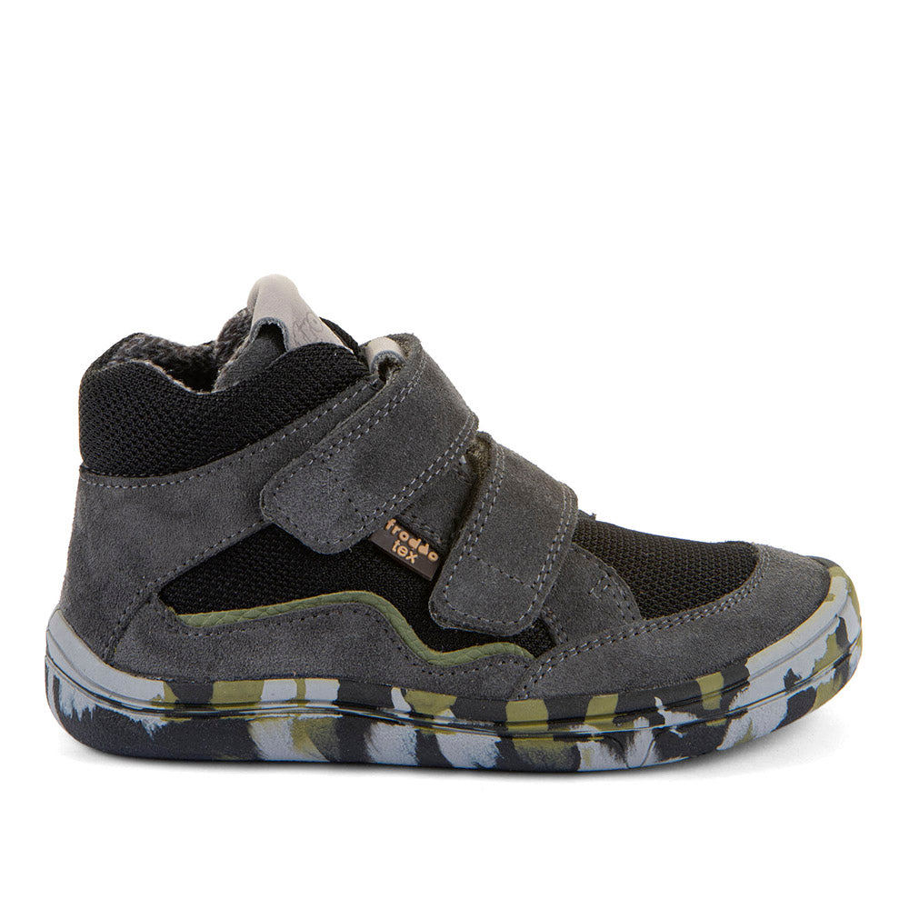 Froddo Barefoot Tex Otoño Divertido Gris y Negro