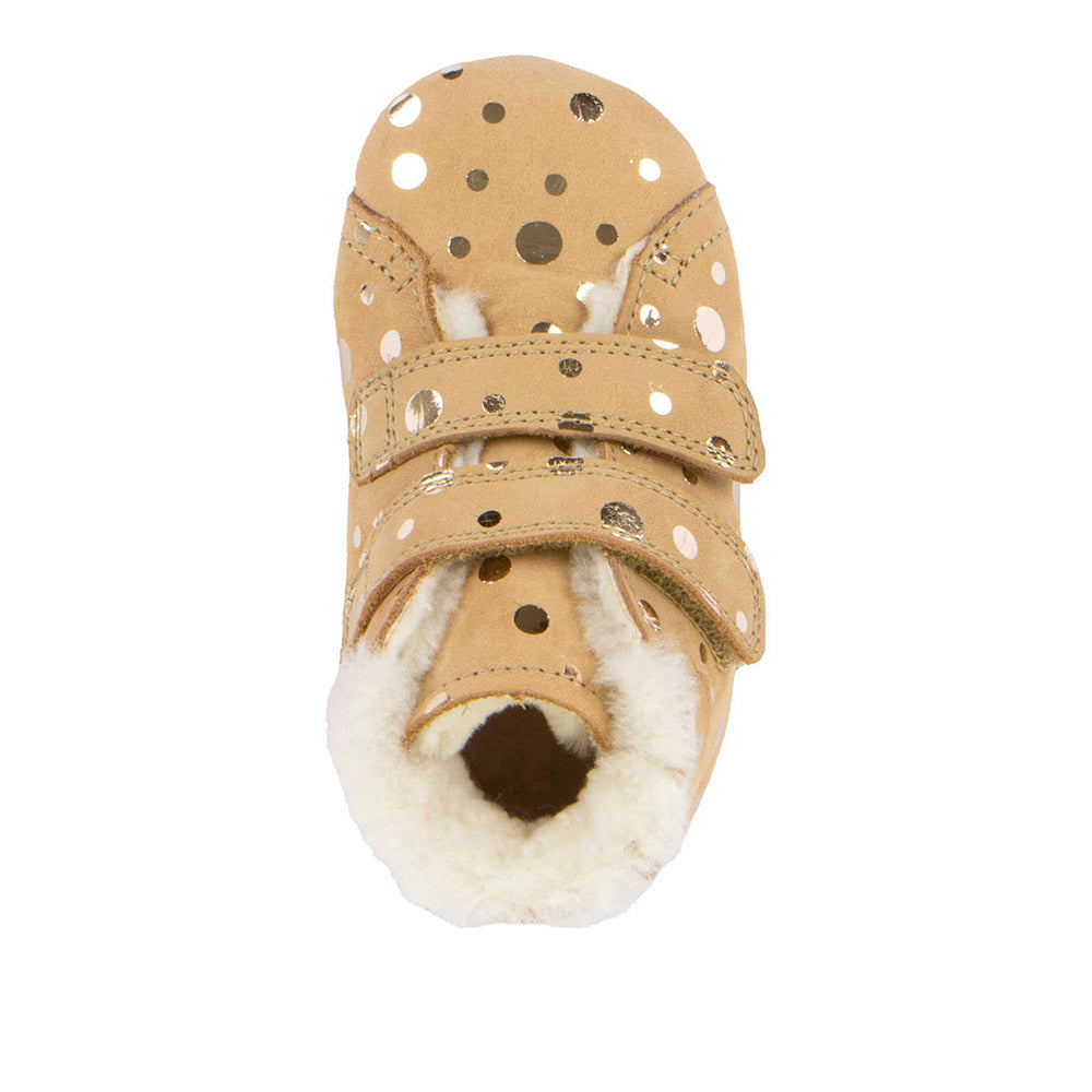 Froddo Prewalkers Barefoot Dos Velcros Gold