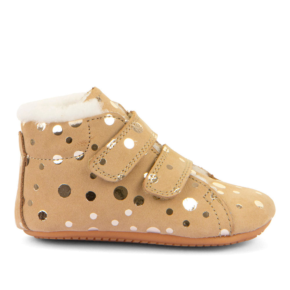 Froddo Prewalkers Barefoot Dos Velcros Gold