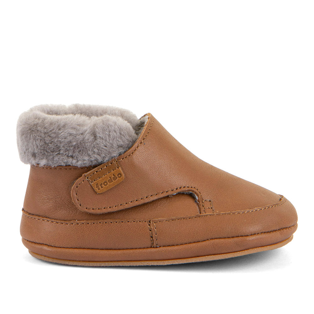 Froddo Furry Walkers Barefoot Fourrés Cognac
