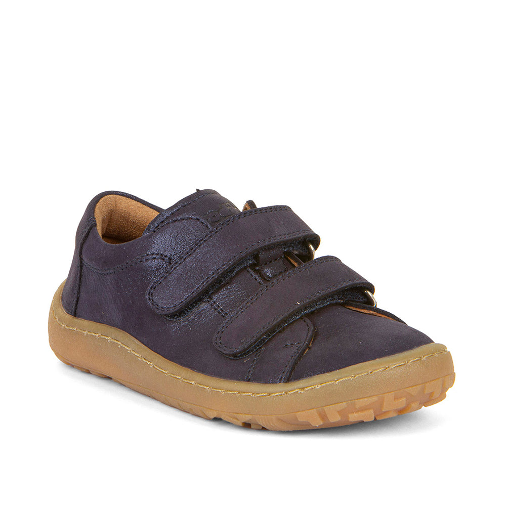 Froddo Barefoot de piel con velcros Blue Shine