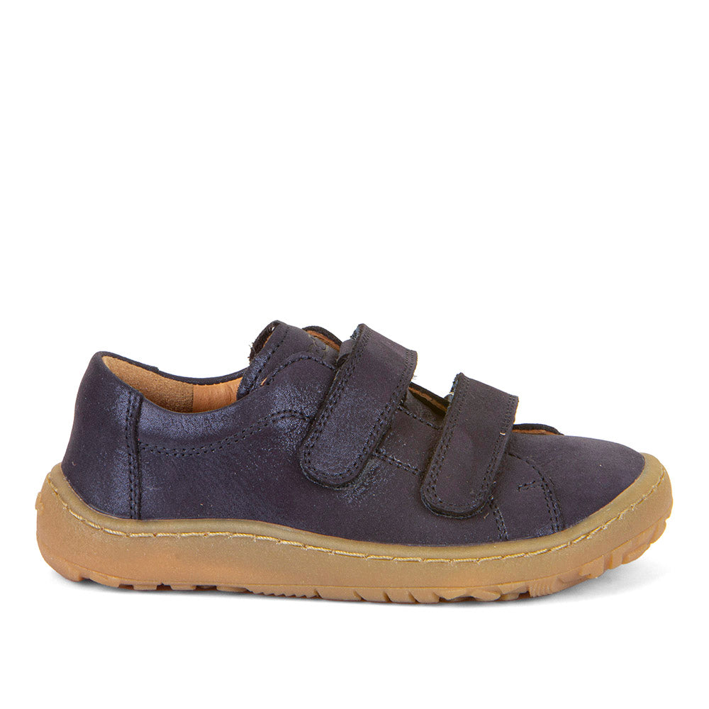 Froddo Barefoot de piel con velcros Blue Shine