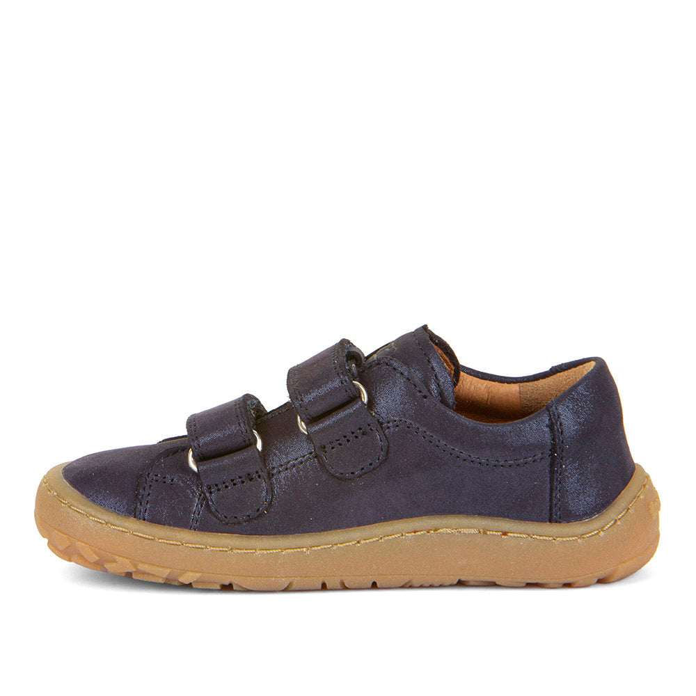 Froddo Barefoot de piel con velcros Blue Shine