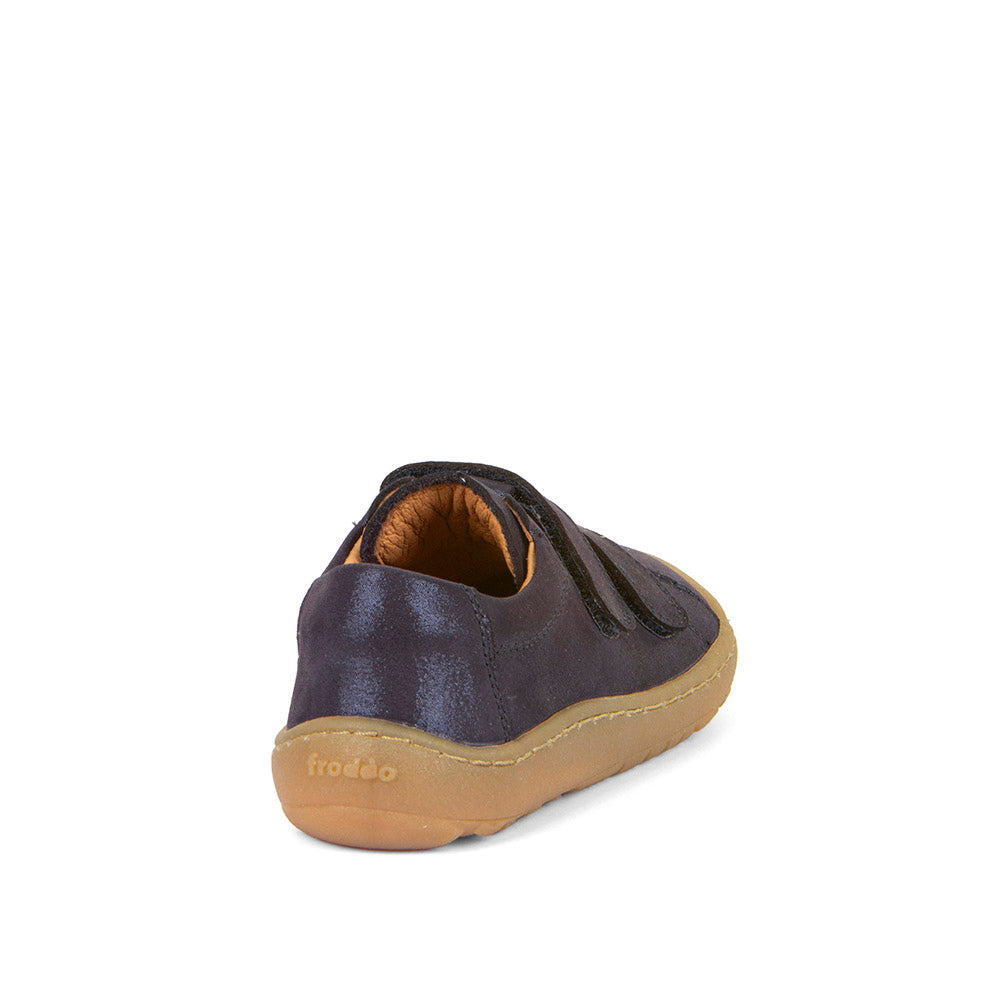 Froddo Barefoot de piel con velcros Blue Shine
