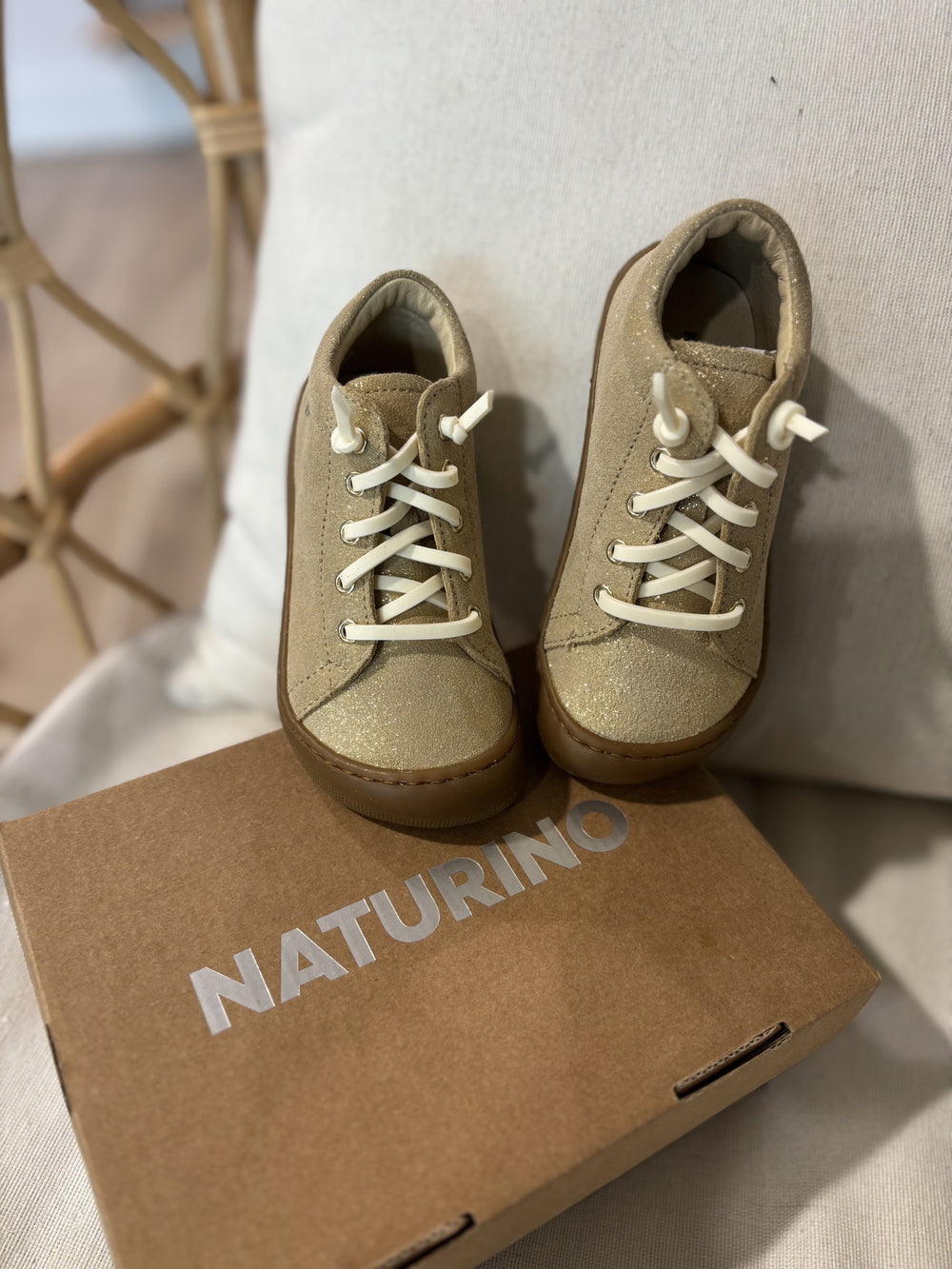 Gorilla Cordones Elásticos Finos Vainilla