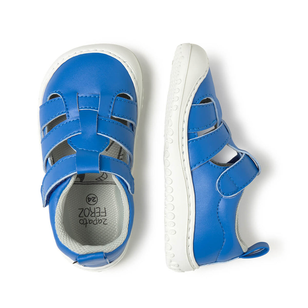 Zapato Feroz Rockers Irta Azul Royal Microfibra